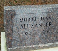Muriel Jean Alexander Muriel Jean Alexander