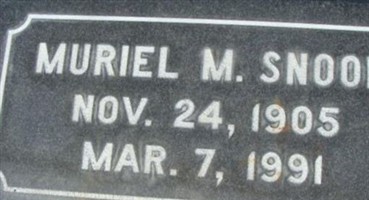 Muriel M. Snook