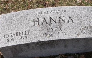 Myer (Hanowitz) Hanna
