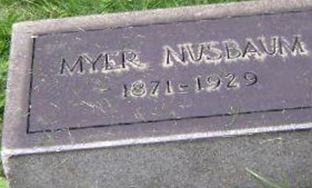 Myer Nusbaum Myer Nusbaum