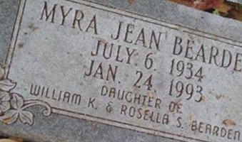 Myra Jean Bearden Myra Jean Bearden