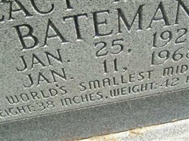 Lacy Myrle "Major Little" Bateman