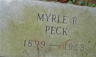 Myrle R Peck Myrle R Peck