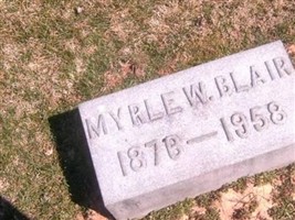 Myrle W Blair