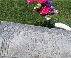 Myrna Jean Hewlett Myrna Jean Hewlett