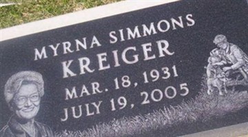 Myrna Jeanne Simmons Kreiger Myrna Jeanne Simmons Kreiger
