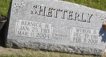 Myron D Shetterly