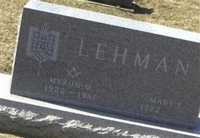 Myron M Lehman