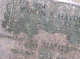 Myron R. Hayden Myron R. Hayden