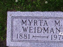 Myrta M Weidman Myrta M Weidman