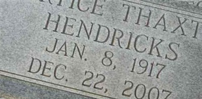 Myrtice Thaxton Hendricks