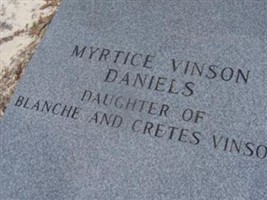 Myrtice Vinson Daniels Myrtice Vinson Daniels
