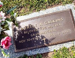 Myrtle A. Gaskins Myrtle A. Gaskins