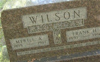 Myrtle A. Wilson Myrtle A. Wilson