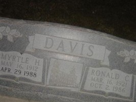 Myrtle Adlaide Hunt Davis