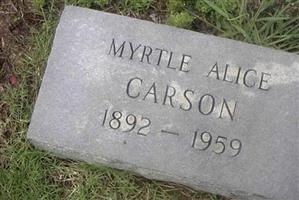 Myrtle Alice Carson