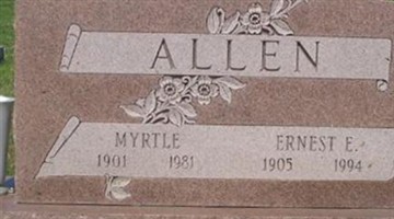 Myrtle Bullock Allen Myrtle Bullock Allen