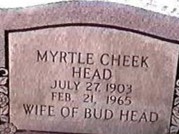 Myrtle Cheek Head Myrtle Cheek Head