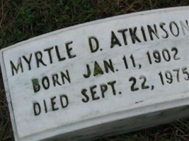 Myrtle D Atkinson Myrtle D Atkinson