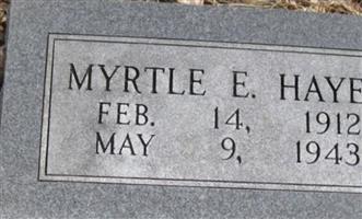Myrtle E Hayes