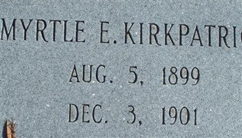 Myrtle E Kirkpatrick