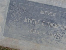 Myrtle E Thompson