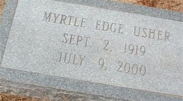 Myrtle Edge Usher Myrtle Edge Usher