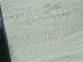 Myrtle Estelle James Inman Myrtle Estelle James Inman