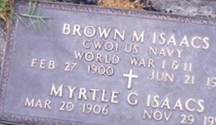 Myrtle Gertrude Arnett Isaacs