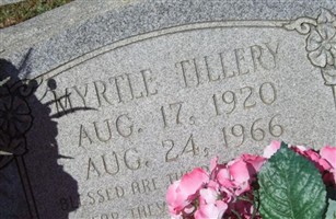 Myrtle Harrison Tillery Myrtle Harrison Tillery
