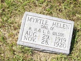 Myrtle Helen Wilson Myrtle Helen Wilson