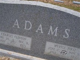 Myrtle Hirst Adams Myrtle Hirst Adams