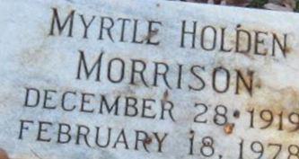 Myrtle Holden Morrison