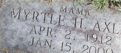 Myrtle Huff Axley