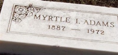 Myrtle Ione Adams Myrtle Ione Adams