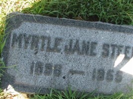 Myrtle Jane McLaughlin Steele Myrtle Jane McLaughlin Steele