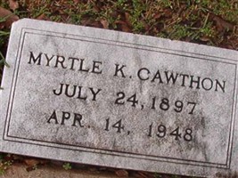 Myrtle K Cawthon Myrtle K Cawthon