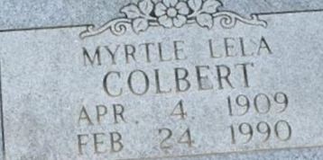 Myrtle Lela Colbert