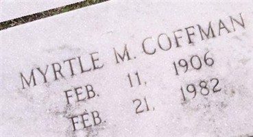 Myrtle M Coffman