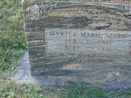 Myrtle Marie Allen Myrtle Marie Allen