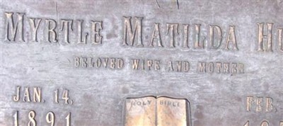 Myrtle Matilda Thompson Huff