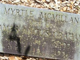Myrtle McMillan Graham Myrtle McMillan Graham