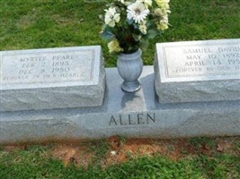 Myrtle Pearl Allen Myrtle Pearl Allen