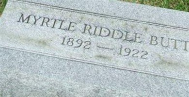 Myrtle Riddle Butts Myrtle Riddle Butts