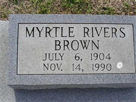 Myrtle Rivers Brown