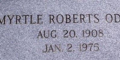 Myrtle Roberts Odom