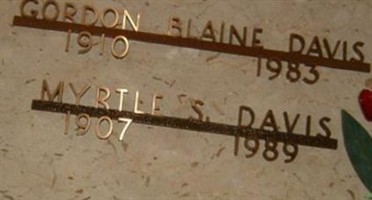 Myrtle S Davis Myrtle S Davis