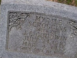 Myrtle Scroggins Goodwin Myrtle Scroggins Goodwin