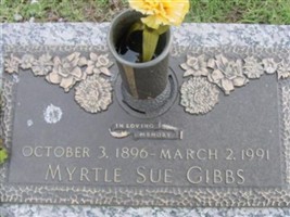 Myrtle Sue Gibbs Myrtle Sue Gibbs