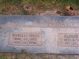 Myrtle Tullis Adams Myrtle Tullis Adams